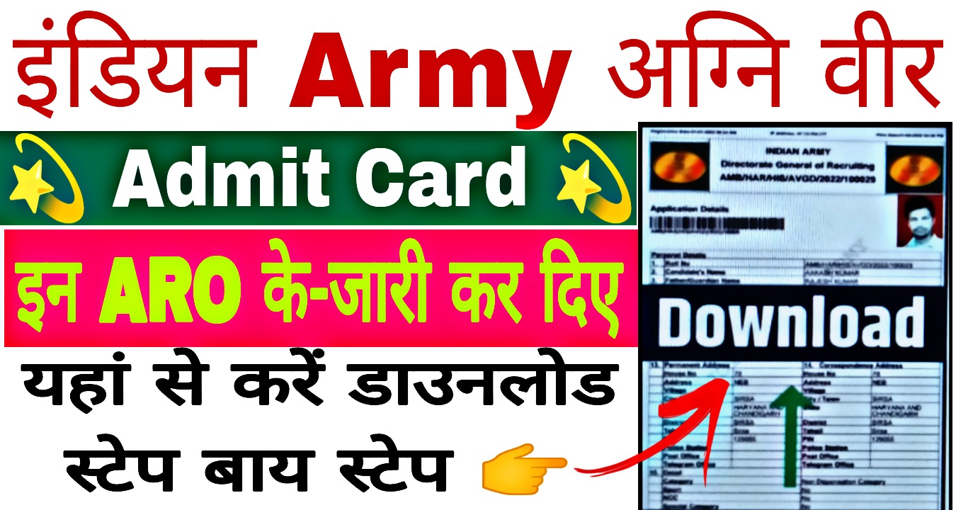 Indian Army Agniveer Admit Card 2022