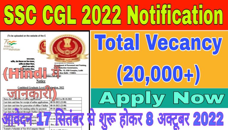 SSC CGL 2022