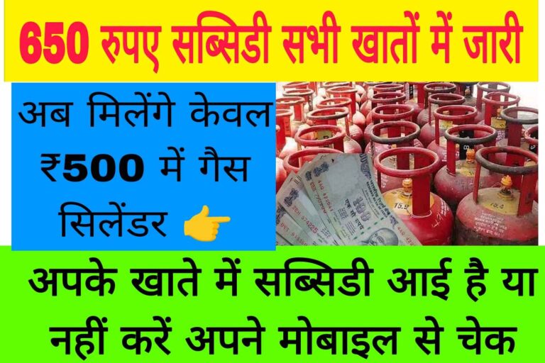 Rajasthan Indira Gandhi Gas Cylinder Subsidy Yojana 2023