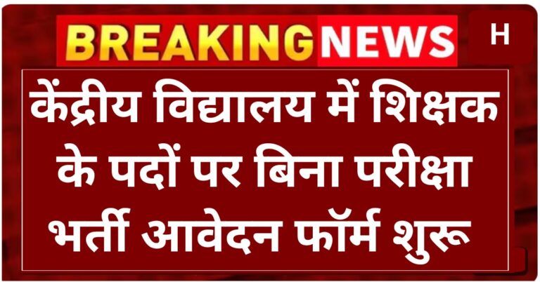 Kendriya Vidyalaya Teacher