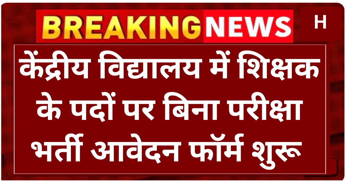 Kendriya Vidyalaya Teacher