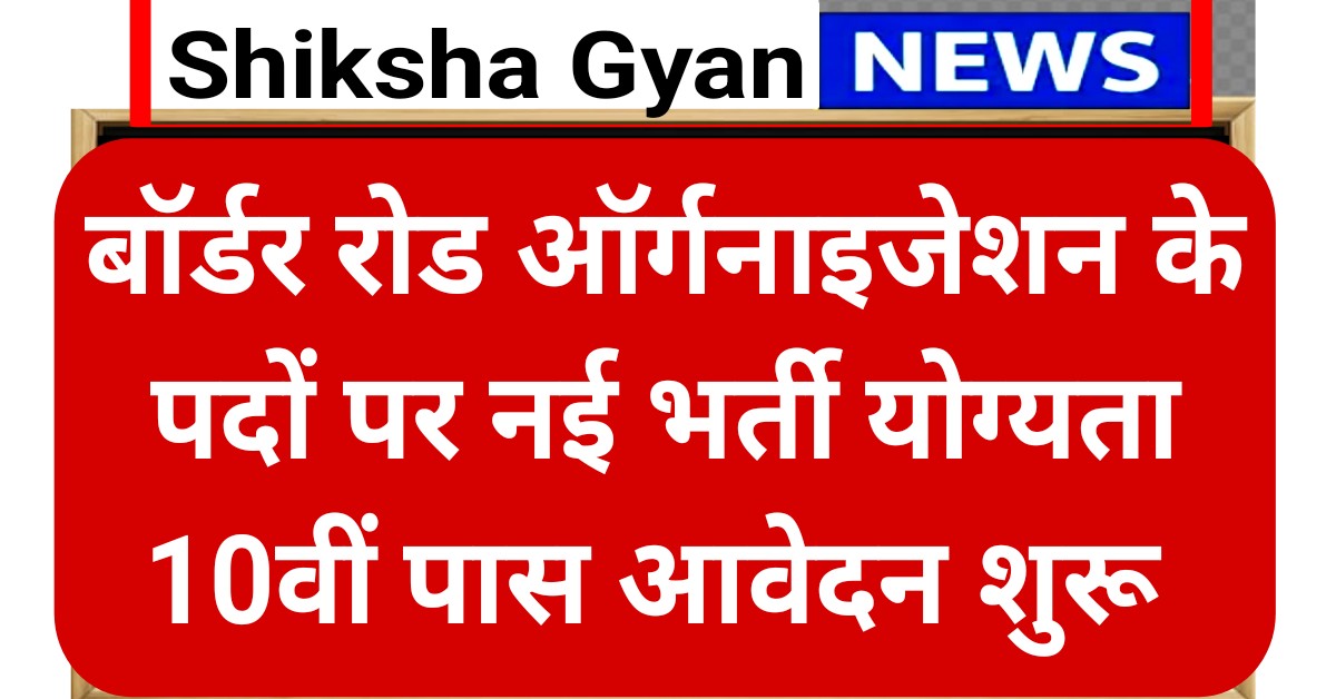 BRO MSW and Vehicle Mechanic Recruitment 2025