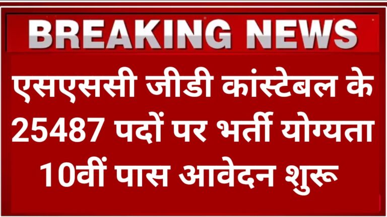 SSC GD Constable Recruitment