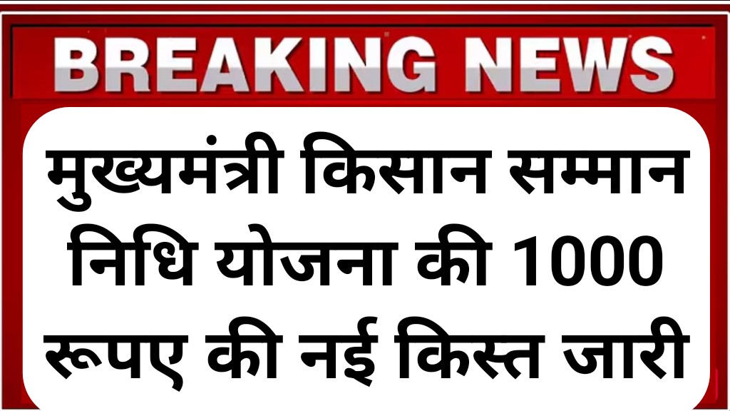 Mukhymantri Kisan Samman Nidhi Yojana